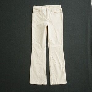 Levis 725 High Rise Bootcut Corduroy Pants Womens Size 28 Peach Cream Stretch